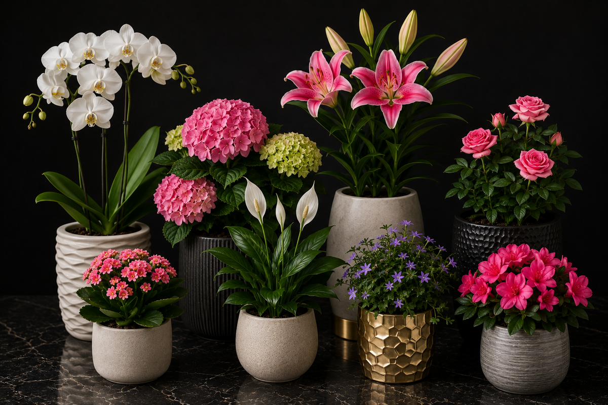 Potted Flowering Plants